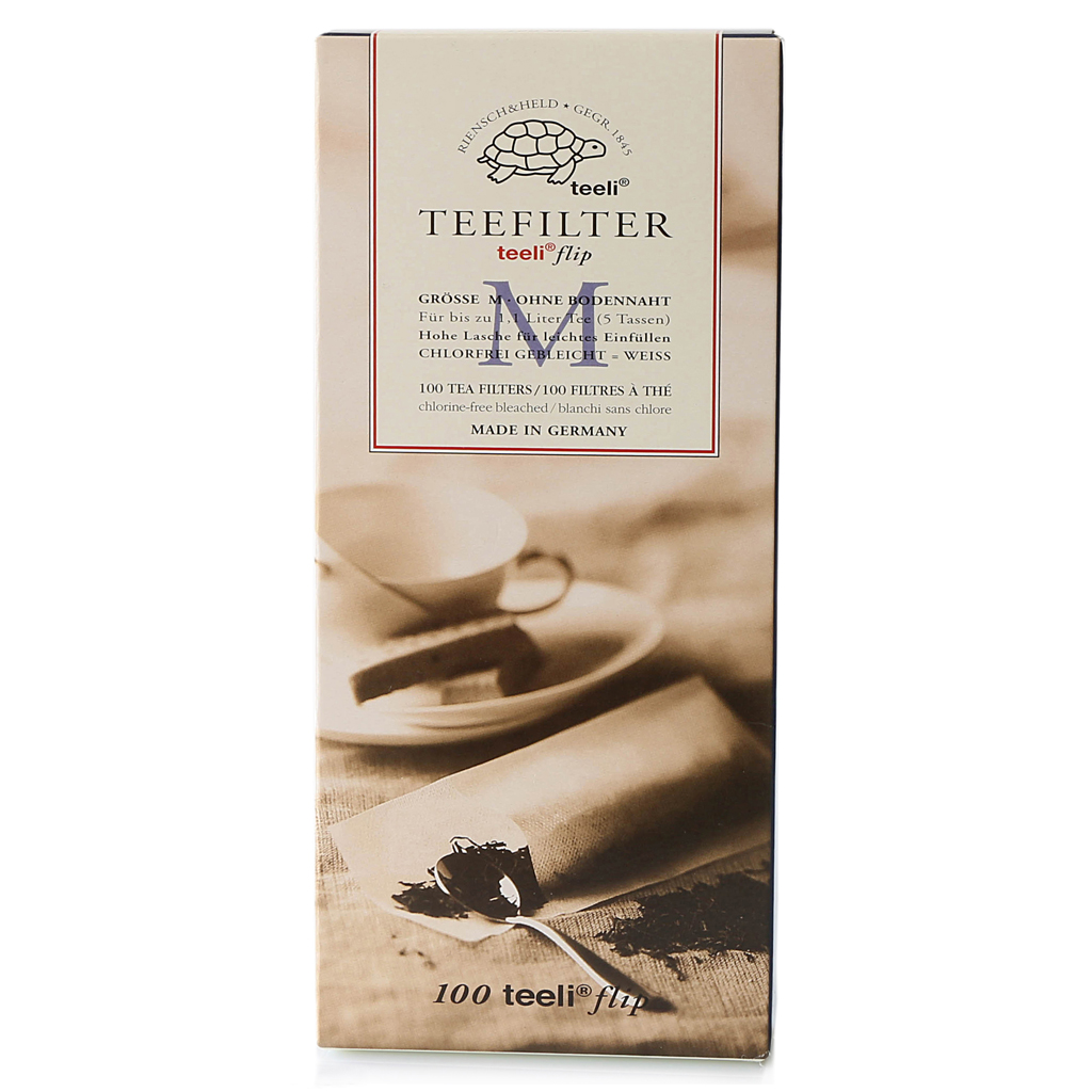 Papierfilter teeli® flip M - 100 Stück