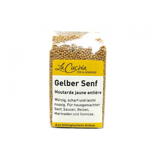 [A10177P] Senf Gelb BIO Ganz - 80g