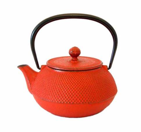 [11-084 RD] ∎"Araré" Rot 0.95l - Japanische Gusseisenkanne IWACHU