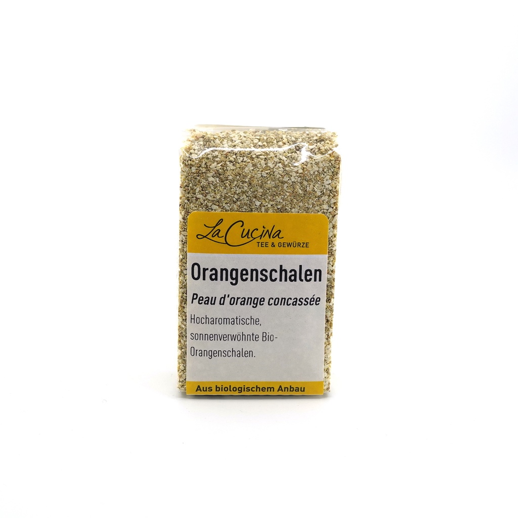 Orangenschalen Geschrotet BIO - 50g