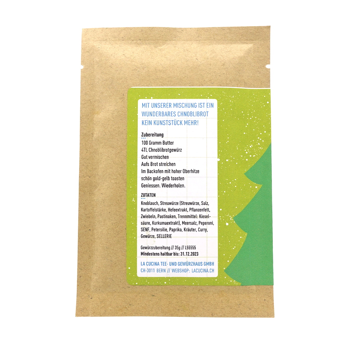 Adventsbeutel Chnoblibrot - 35g