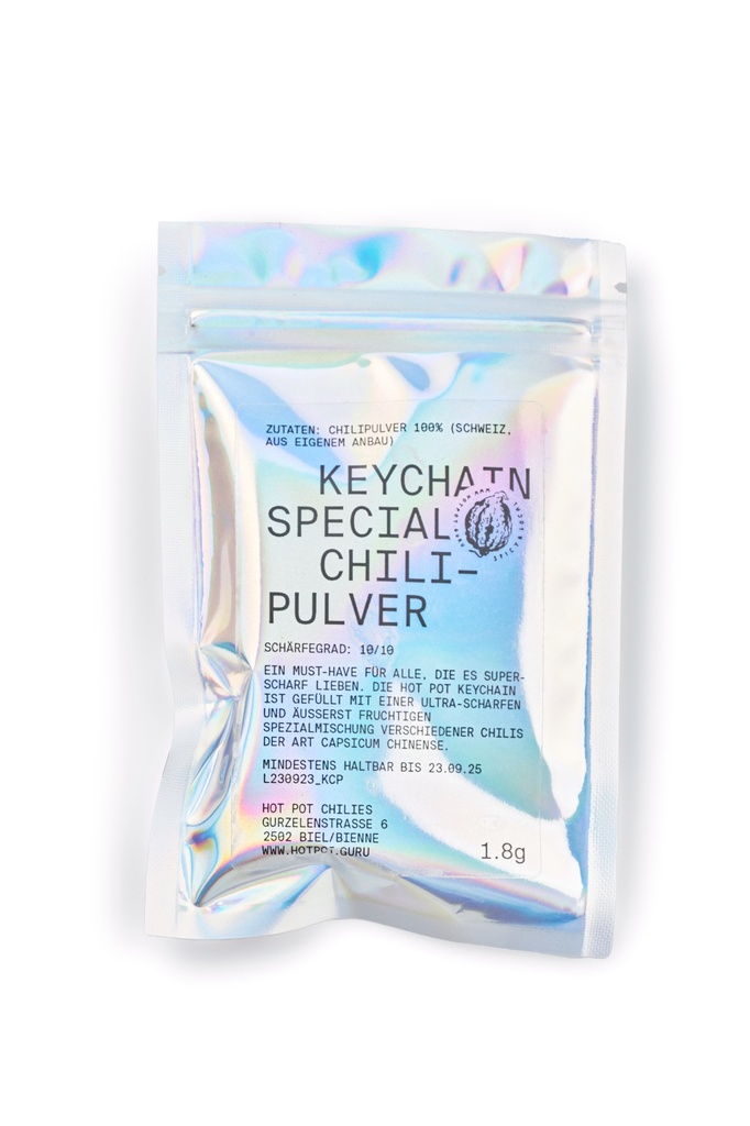 HOT POT Chili Keychain Packaging