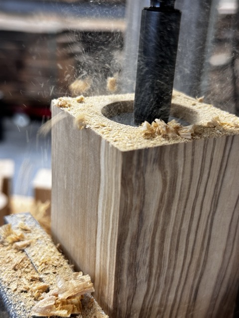 Gewürzmühle Rustikal Eiche dunkel gebeizt