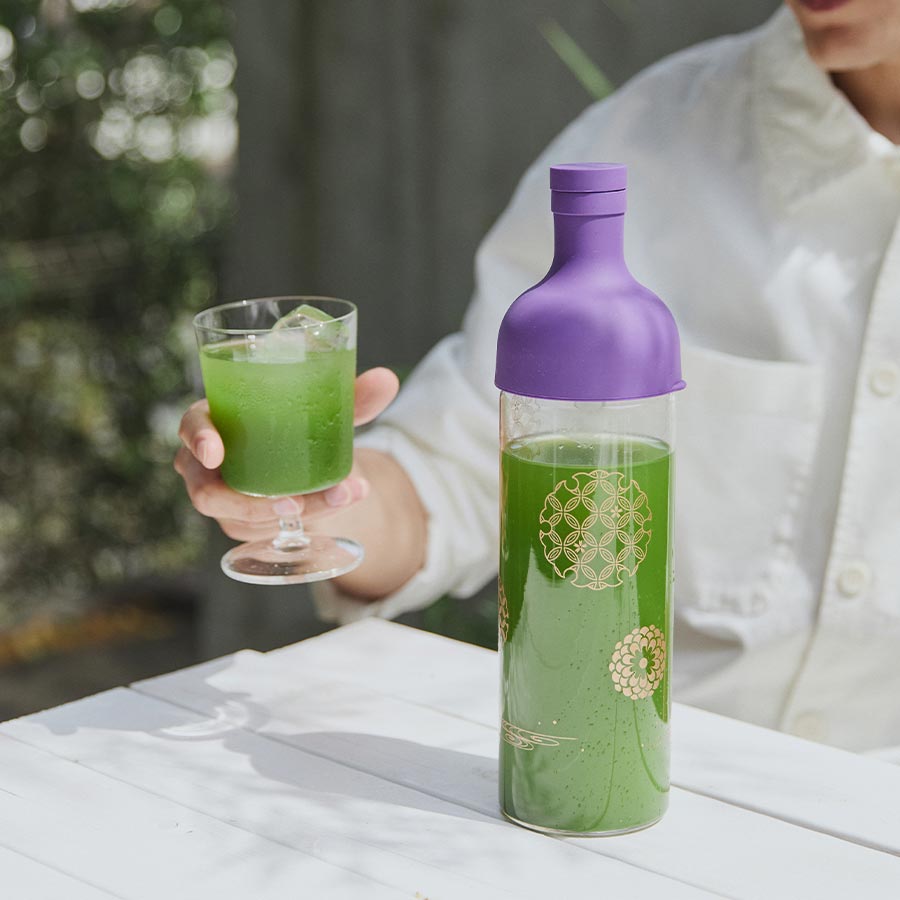 COLD BREW Filterflasche HARIO AYA Edo Purple - 750 ml