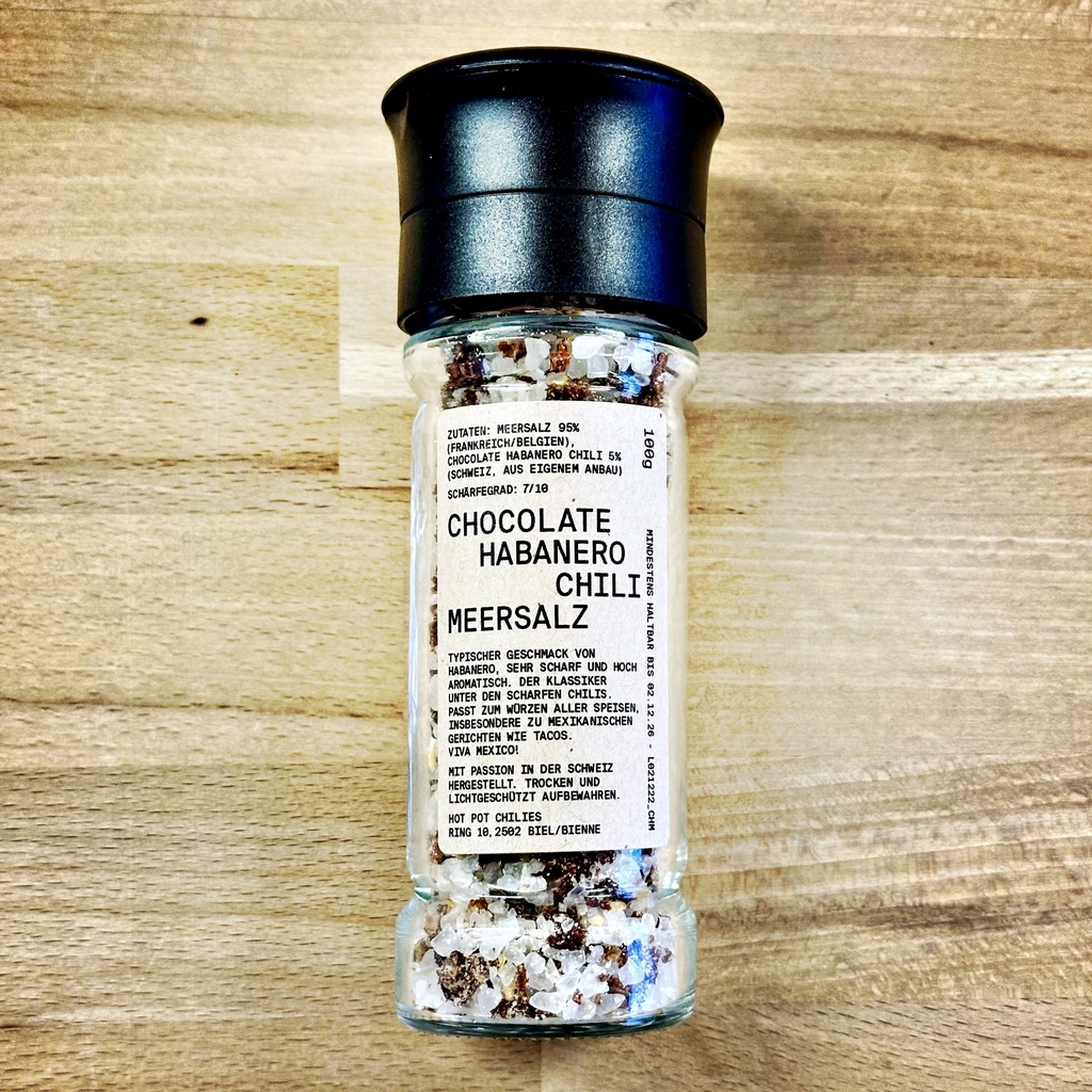 HOT POT Chilimeersalz Chocolate Habanero - MÜHLE