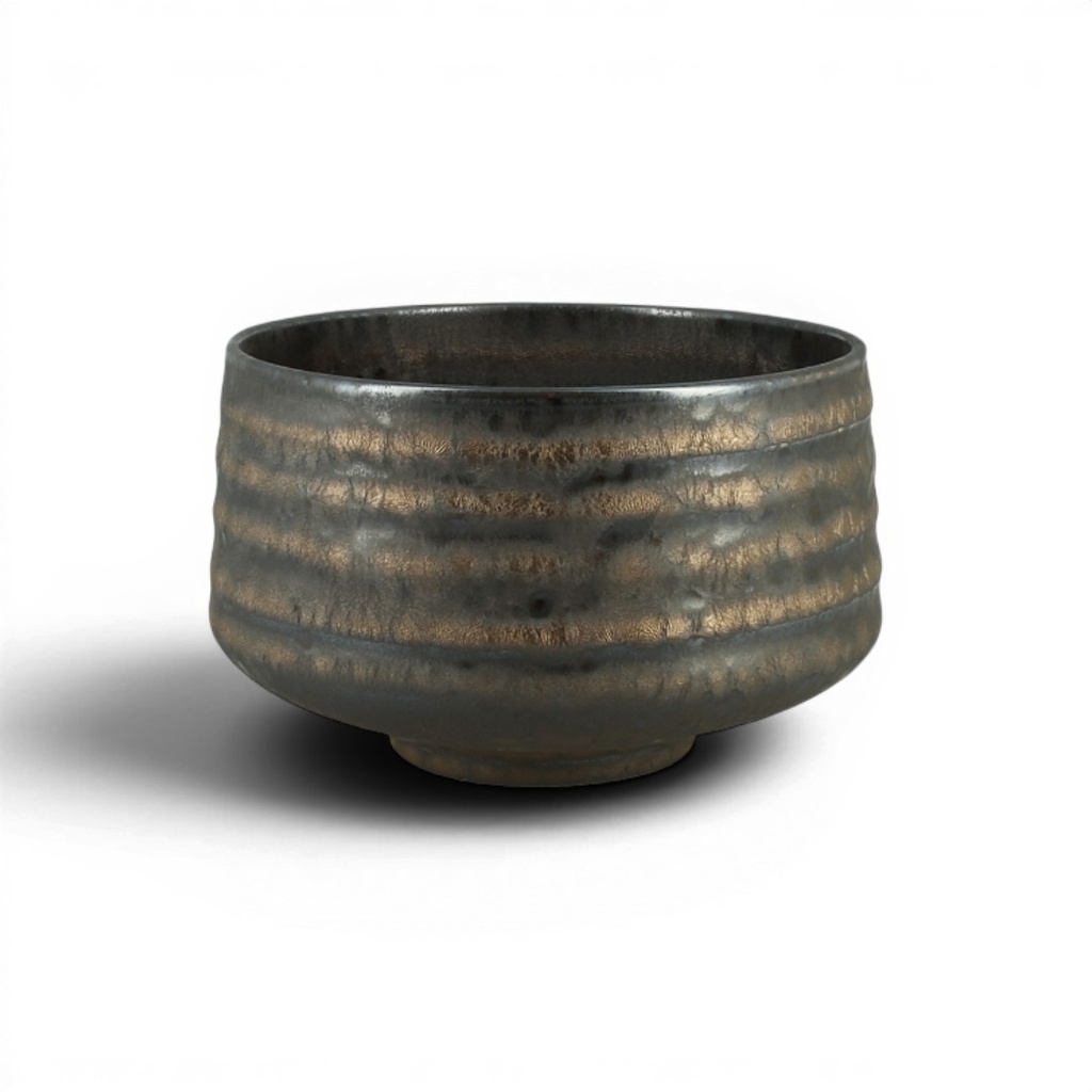 Matcha Schale SPARK Schwarz/Gold