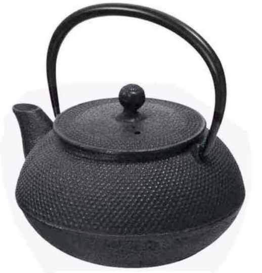 "Araré" Schwarz 0.95l - Japanische Gusseisenkanne IWACHU