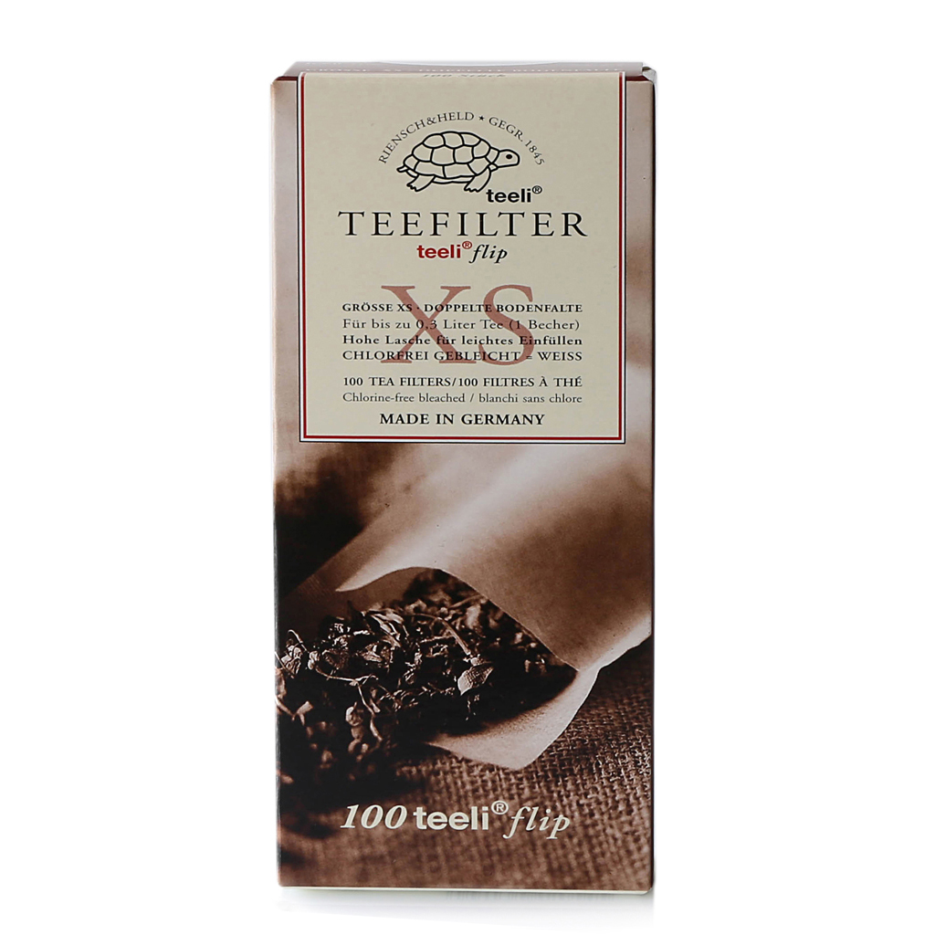 Papierfilter teeli® flip XS - 100 Stück