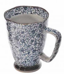 Japanische Tasse blaue Blüten 0.3l
