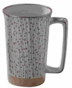 Japanischer Mug Points rouges & noir 0.4l