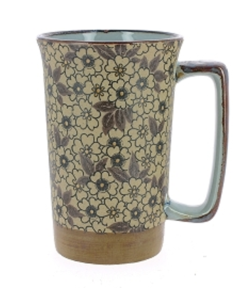 Japanischer Mug Blumen & Blätter 0.4l