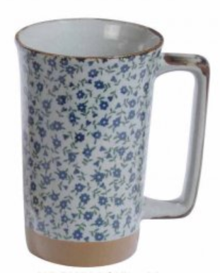 Japanischer Mug Fleurettes bleues 0.4l