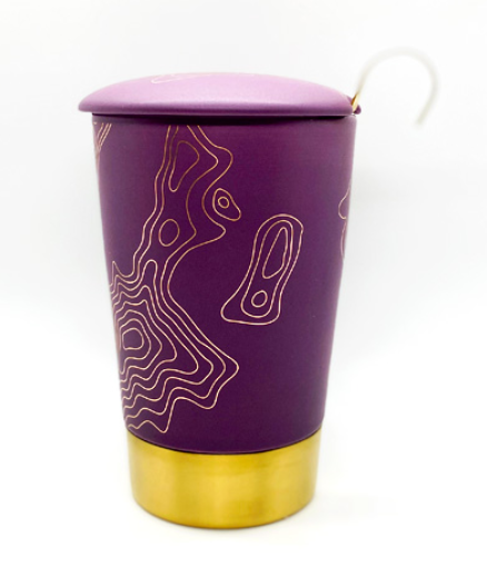 Tasse TEAEVE Precious Maps violett