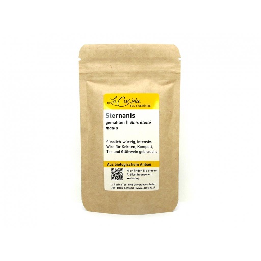 [A10185P] Sternanis BIO Gemahlen - 40g