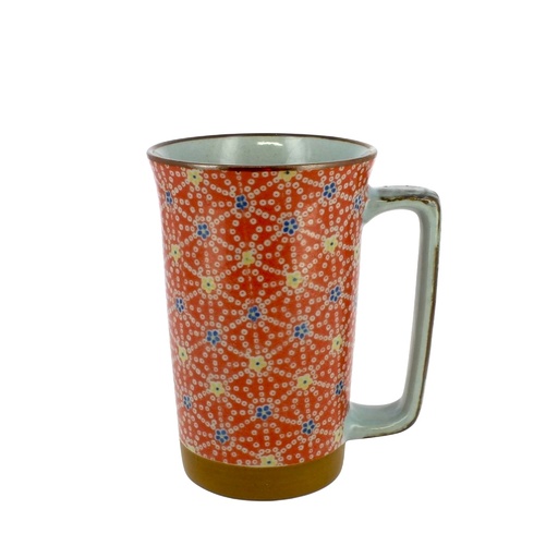 [CYS728] Japanischer Mug  HANASIBORI ROT 0.4l