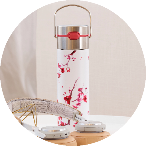[11001] Thermoflasche Leeza Cherry Blossom - 500ml