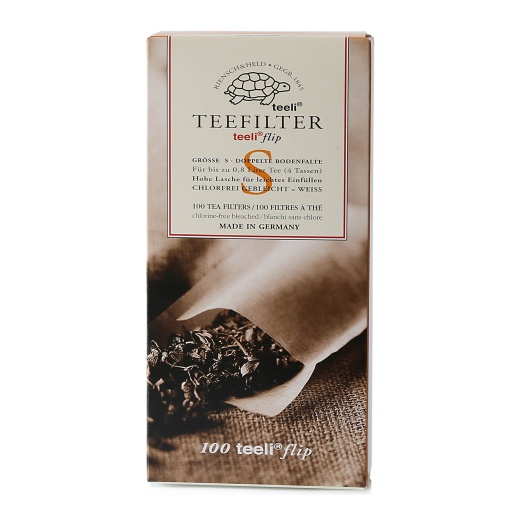 [4205600] Papierfilter teeli® flip S - 100 Stück
