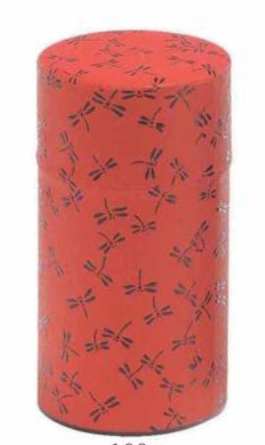 [14168] Japanische Dose Libellen rot 70 g