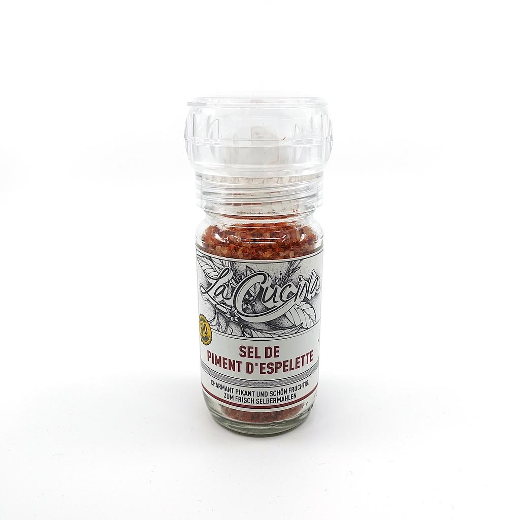 [A15399M] Sel de Piment d'Espelette BIO - MÜHLE