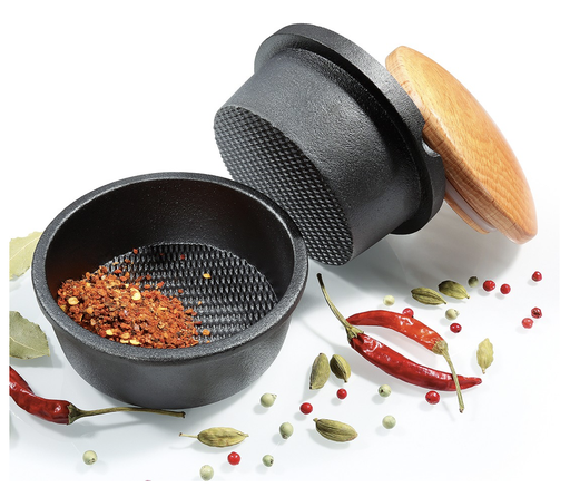 [076141] ∎ Gewürzreibe Grinder XL, Gusseisen