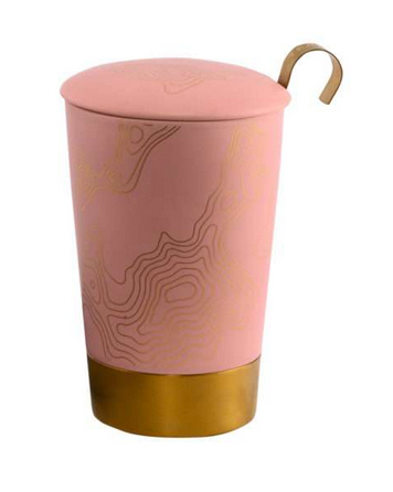 [80048 L] Tasse TEAEVE Precious Maps lachs