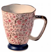 [839702] Japanische Tasse rosa Blümchen 0.3l