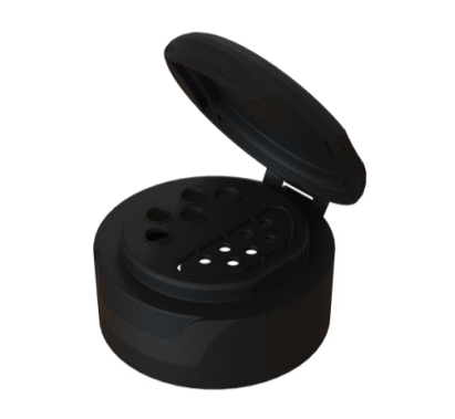 [03612] Streuerkopf PP Schwarz inkl. Siegel